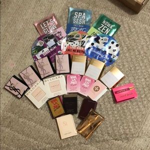 Samples and face mask